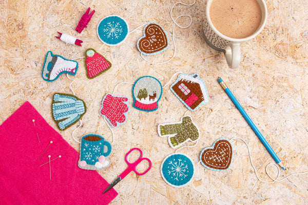 Winter Garland Felt Craft Kit