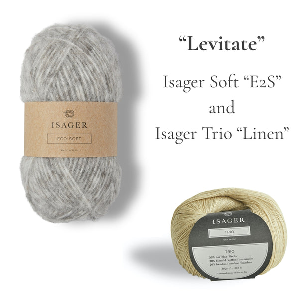 Levitate Wrap Yarn Bundle in Isager Soft and Trio