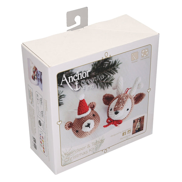 Reindeer and Teddy Baubles Amigurumi Crochet Kit