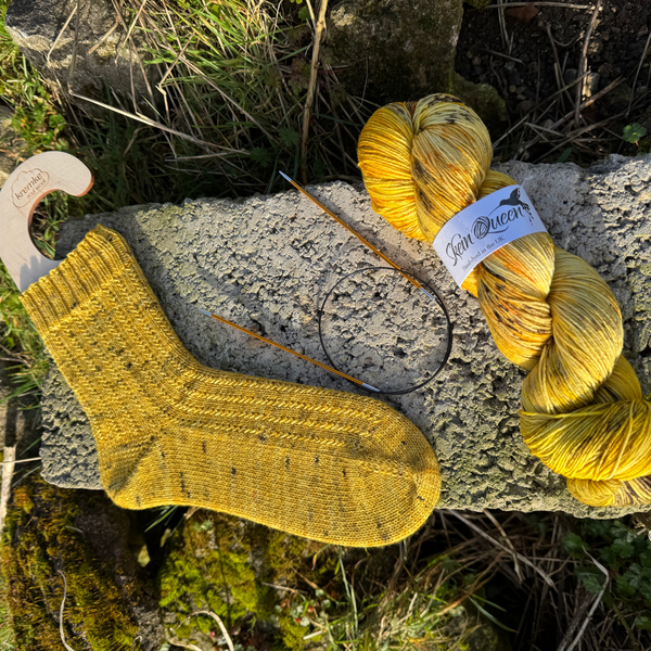 Fresh Shoots Sock Knitting Kit – Designed by Nicky Jerrome