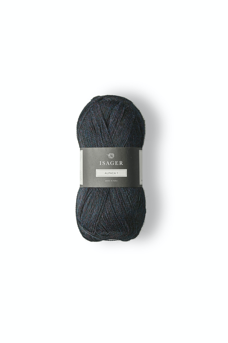 Isager Alpaca 1 UK shade Midnight