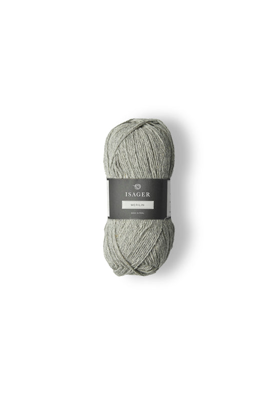 Isager Merilin Yarn UK Wool linen sport weight 4-ply shade 3s