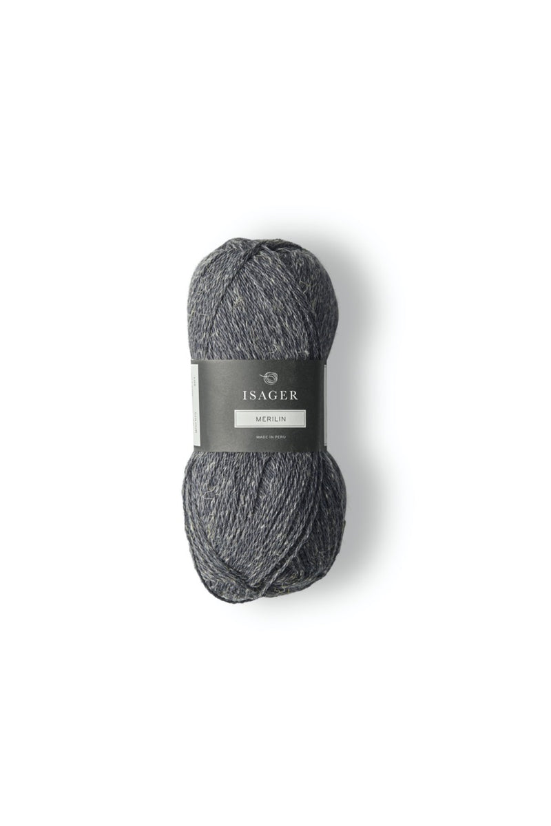 Isager Merilin Yarn UK Wool linen sport weight 4-ply shade 47