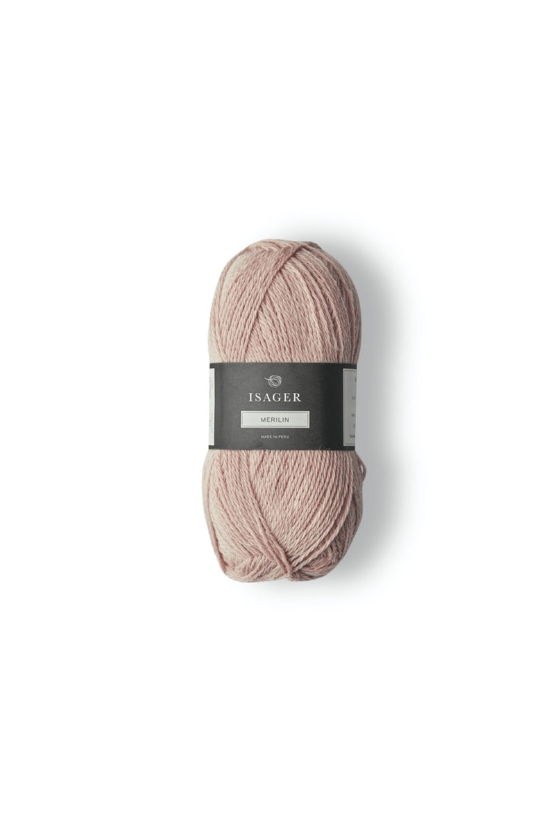 Isager Merilin Yarn UK Wool linen sport weight 4-ply shade 61