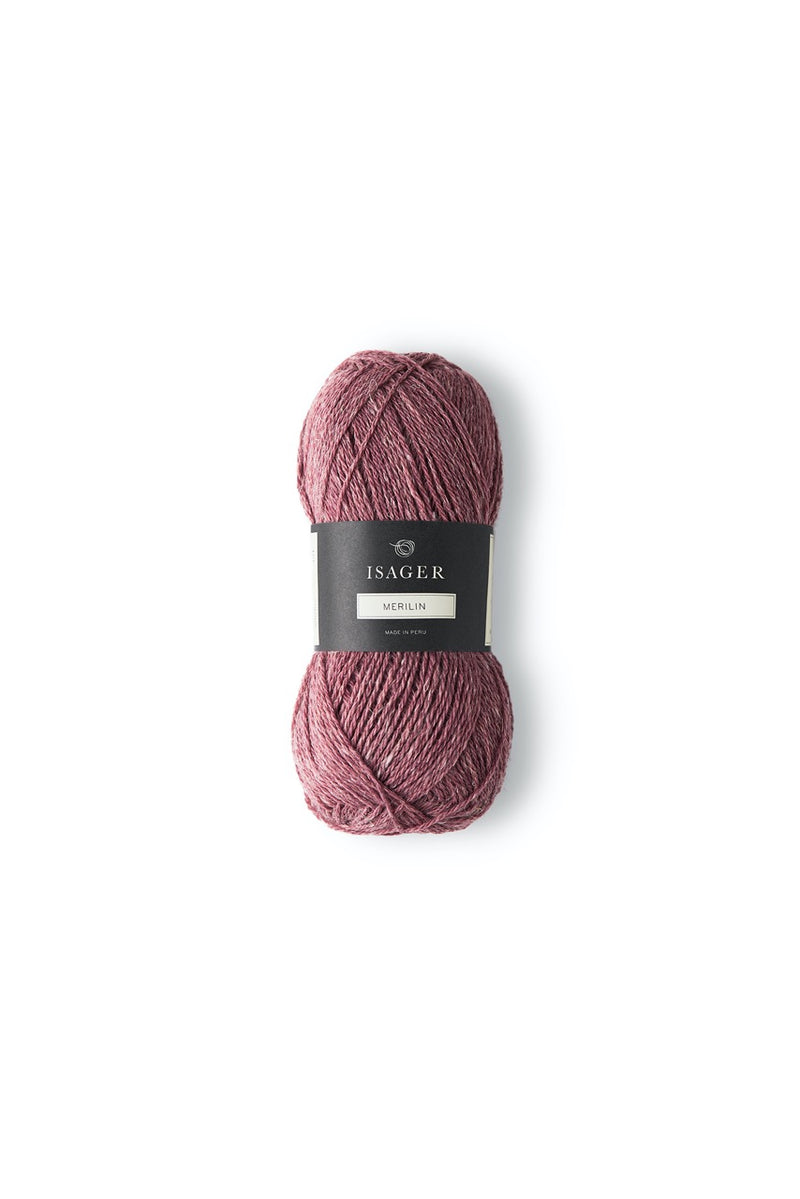 Isager Merilin Yarn UK Wool linen sport weight 4-ply shade 70