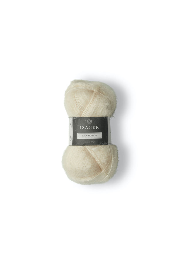 isager silk mohair uk shade 0