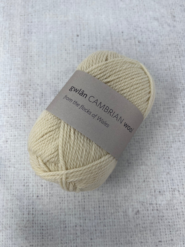 Cambrian Wool DK (Double Knit) 100% Welsh Mule British Wool Yarn