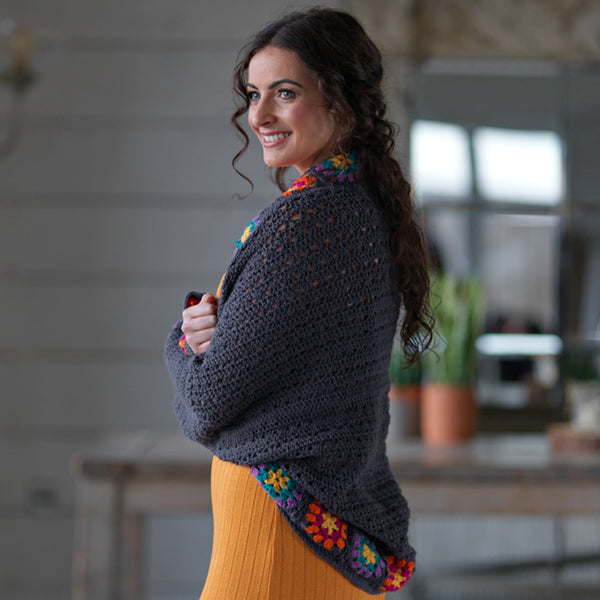 West Yorkshire Spinners Colour Me Happy Shrug Pattern