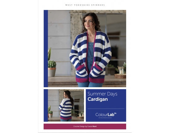 Summer Days Cardigan Pattern by Cassie Ward (Tunisian Crochet)