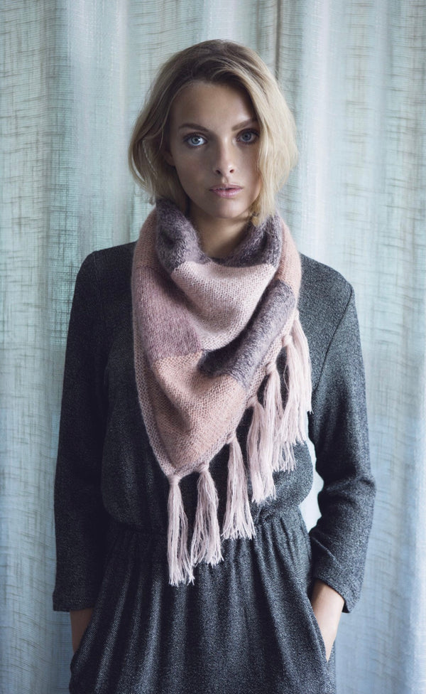 “Ghita Cowl Pattern” and “Malene Beanie Hat Pattern” by Helga Isager for Isager