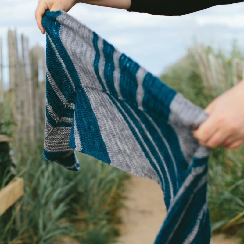 Trailing Wake Shawl Pattern by Joanne Scrace