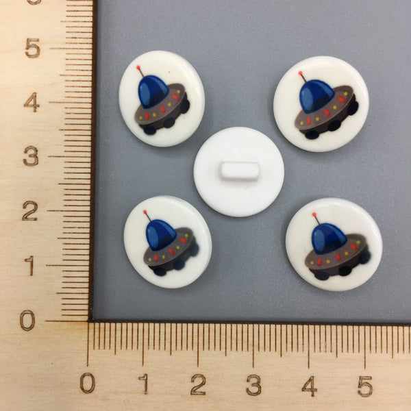 Blue Rocket Button B010