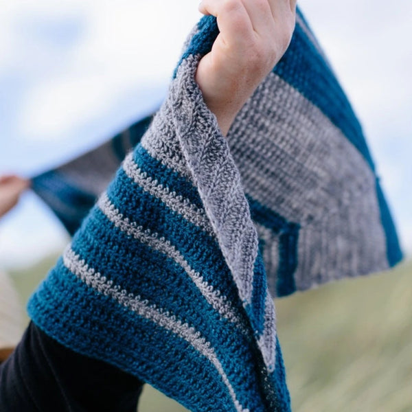 Trailing Wake Shawl Pattern by Joanne Scrace