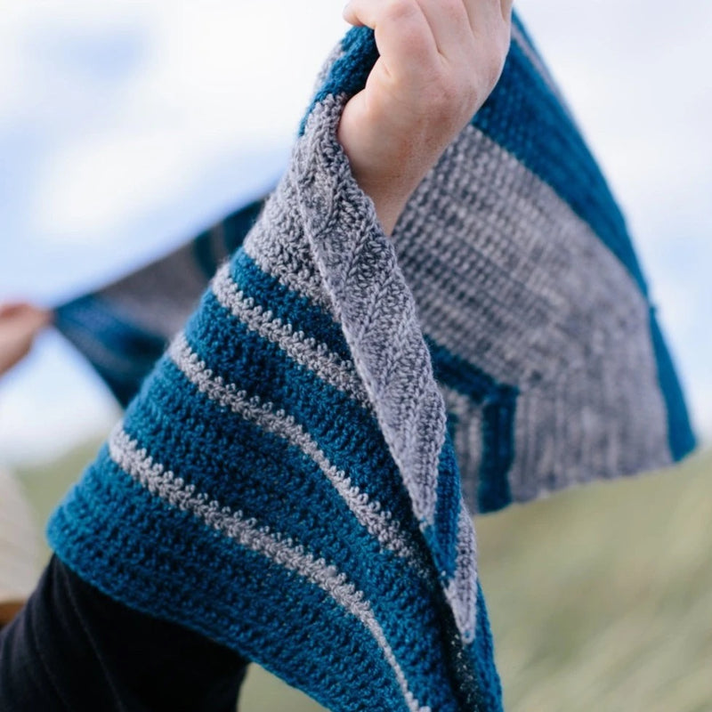 Trailing Wake Shawl Pattern by Joanne Scrace